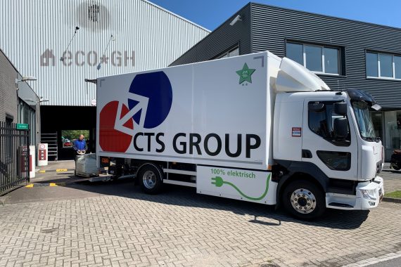 Eerste elektrische rit CTS GROUP is een feit